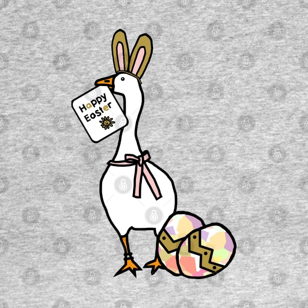 Happy Easter Bunny Ears on Gaming Goose by ellenhenryart